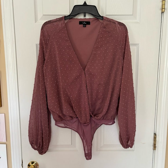 Lulus long sleeved  bodysuit size large - Picture 1 of 2